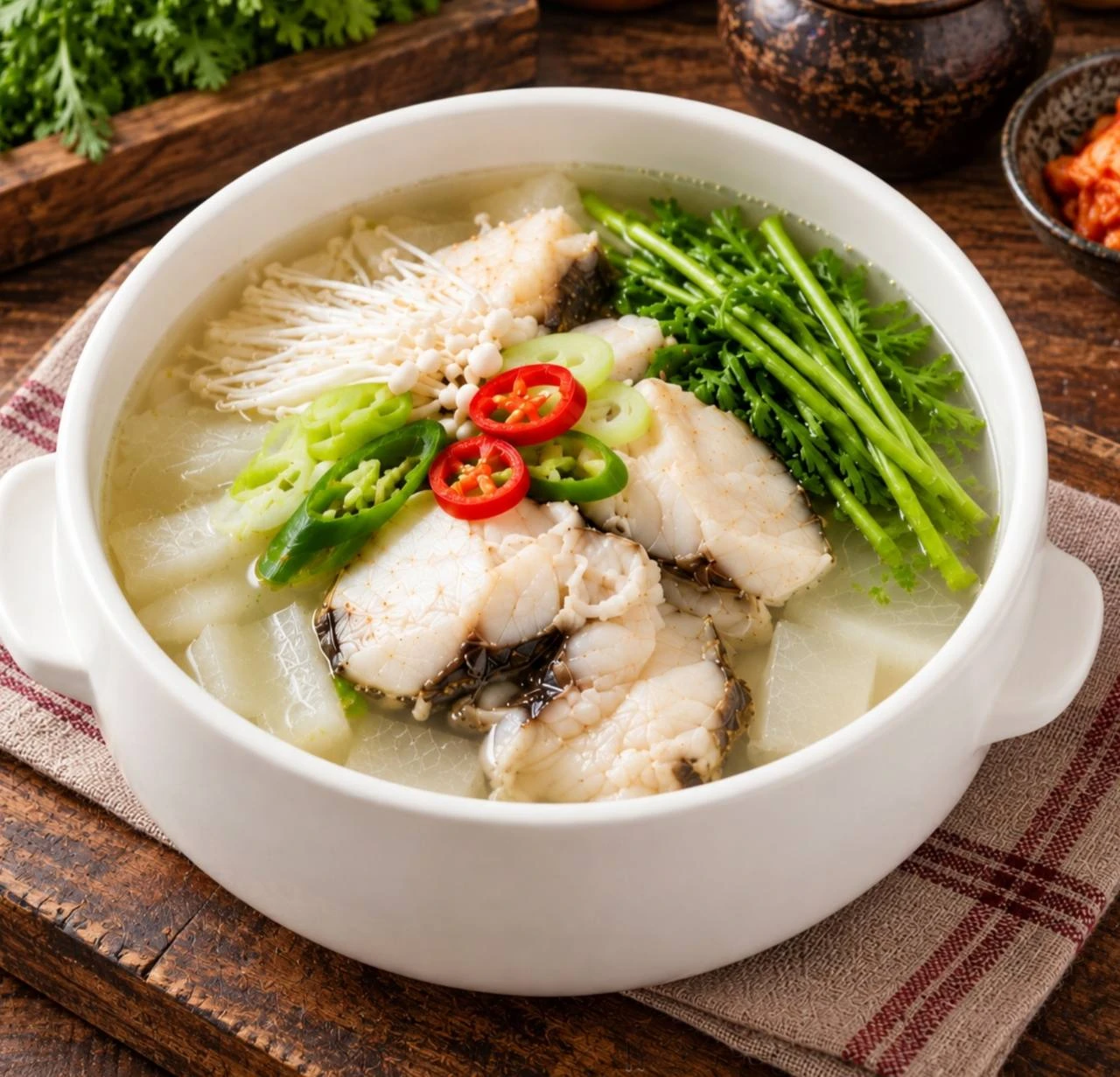깔끔한 맑은 동태탕